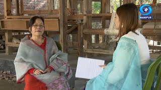 KHUTHEIBA LAKTAGI  An Interview with Phanjoubam Usharani Devi  State Awardee Artistic Textile [upl. by Almeida738]