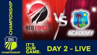 🔴 LIVE Trinidad amp Tobago v WI Academy  Day 2  West Indies Championship 2024  Thurs 15th February [upl. by Annodahs]