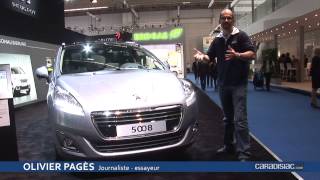 Peugeot 5008 restylé au Salon de Francfort 2013 [upl. by Adnarym]