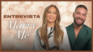 CÁSATE CONMIGO  Entrevista con Jennifer Lopez y Maluma [upl. by Nivlam]