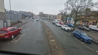 On Board Coastliner Bus Scarborough Peasholm to Scarborough Rail Station [upl. by Yruoc]