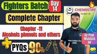 Complete Chapter 11 Alcohols Phenols and ethers  PYQs Class 12th Chemistry fightersbatch [upl. by Arutek257]