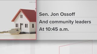 Sen Jon Ossoff to unveil affordable housing plans in Clayton County [upl. by Yam]