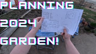 Backyard Garden Plan 2024  Gardening with Caitlin [upl. by Wallinga]