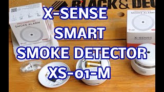 XSense Smart Mini Smoke Detector XS01M interlink to others or use the base station and app [upl. by Angeline878]