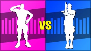 Fortnite Crackdown vs Around the Clock  Similar Dances Battle [upl. by Rawlinson]