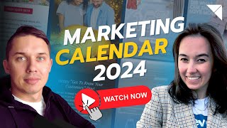 Marketing Calendar 2024 January February March [upl. by Sutphin]