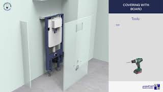 Concealed Cistern Installation Video [upl. by Akinehc]