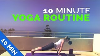 10 Minute Yoga Routine Level IntermediateAdvanced [upl. by Eugilegna]