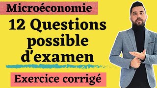 Examen Microéconomie Corrigé2021 Comment répondre aux questions du théorie du consommateur [upl. by Mairb51]