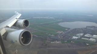 KLM 747400  Powerful Evening Takeoff from Amsterdam [upl. by Stark]