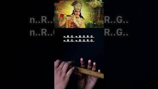 FULL NOTES OF MAHABHARAT KRISHNA THEME  mahabharat krishnaflute flutetutorial flutenotes flute [upl. by Manus]