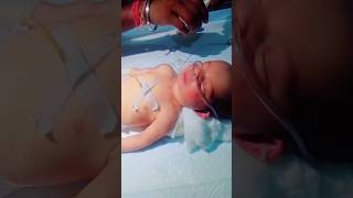 Giving nose drops to a newborn baby😭😭 youtubeshorts nursing newbornbaby medical drops reels [upl. by Haughay332]