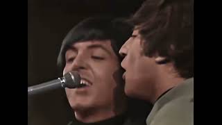 The Beatles  Ticket To Ride Colorized 60 fps [upl. by Kohn541]