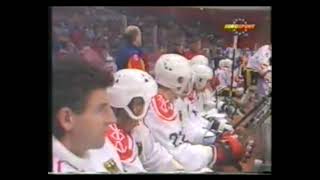 IIHF WC 1989 Relegation Day 01 Finland vs West Germany 26 Apr 1989 [upl. by Rednaeel]