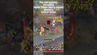 Fury warrior Raging blows rotation Pt3 The war within furywarrior thewarwithin talents [upl. by Aronaele]