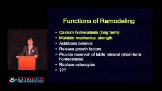 David W Dempster PhD FRMS  Regulation of Bone Homeostasis Signaling Pathways and Novel Targets [upl. by Cupo]