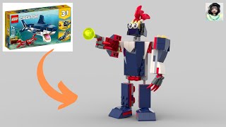 MECH Lego creator 31088 ideas How to alt build [upl. by Yellhsa]