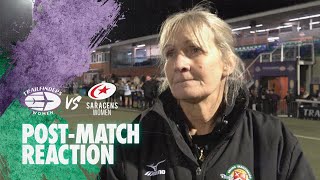 Match Reaction  Giselle Mather  Saracens Women [upl. by Kiefer]