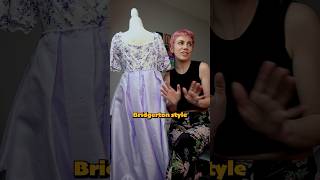 ⚠️ an update on my DIY Bridgerton dress 🪻bridgerton cosplaydiy costumemaking [upl. by Nicki]