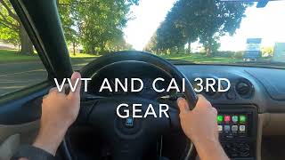 Miata NB1 VVT swapped comparing VVT off and on [upl. by Dabbs]