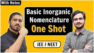 Basic Inorganic Nomenclature for JEENEET in ONE SHOT [upl. by Natalee]