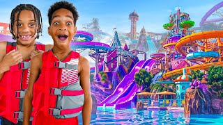 WE WENT TO THE CRAZIEST WATER PARK IN THE WORLD [upl. by Olag]