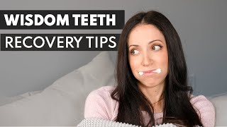 Wisdom Teeth Extractions RECOVERY TIPS How To Heal Fast [upl. by Otreblon864]