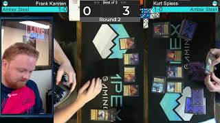 5K Lorcana Invitational  Frank KarstenAmber Steel vs Kurt SpiessAmber Steel  Round 2 [upl. by Treulich985]