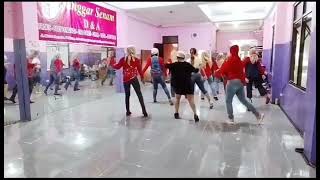 One Two 3 D Line Dancelinedanceindonesia linedance line [upl. by Virgilia]