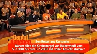 Genial daneben  Folge 91  Orgel Halberstadt  1 Oktober 2004 [upl. by Dawna]