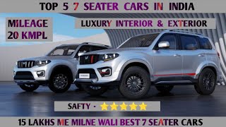 best 7 seater suv under 20 lakhs in India 2024  joravar cars 7seater suv [upl. by Anallise]