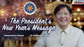 The Presidents New Years Message [upl. by Inalaek]