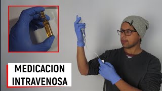 Como preparar medicación intravenosa  ketofen intravenoso [upl. by Fidellia]