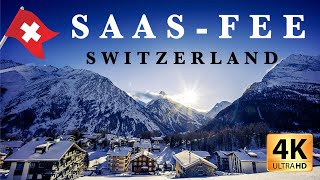 Unreal skiing in SaasFee Switzerland  4K UHD [upl. by Materse62]