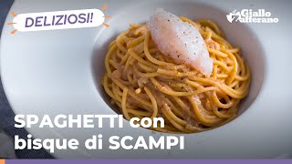 SPAGHETTI con BISQUE di SCAMPI pochi ingredienti bontà infinita Ricetta perfetta per Capodanno 🎇 [upl. by Teplica]