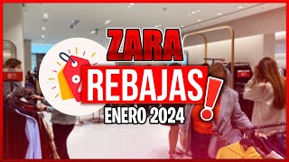 REBAJAS ZARA ENERO 2024  ZARA SALES JANUARY 2024 [upl. by Gerdy]