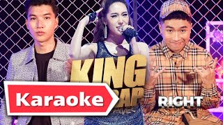 Karaoke Mượn Rượu Tỏ Tình  HIEUTHUHAI x Emily x Right  Beat có vocal nữ [upl. by Raffo458]