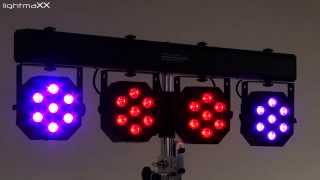 lightmaXX CLS2 TriLED Bar Licht Set System Demo [upl. by Maghutte922]