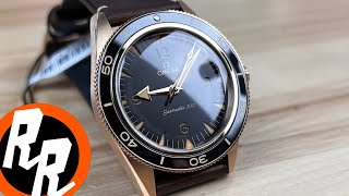 Omega Seamaster Heritage 300 Bronze Gold Exquisite Timepieces [upl. by Areem625]