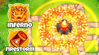 BTD6 Chimps Using FIRE Only [upl. by Ahtenak]