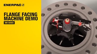 Flange Facing Machine Product Demonstration [upl. by Namajneb]