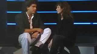 Glenn Medeiros amp Elsa Lunghini  Un roman damitie  Studio performance 16101988 [upl. by Ettennil]