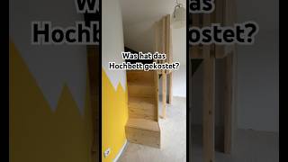 Was hat das Hochbett aus dem letzten Video gekostet diy diyprojects kinderzimmer [upl. by Owens]