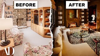 3 Interior Designers Transform The Same Dated 90s Living Room  Space Savers  Architectural Digest [upl. by Kawai]