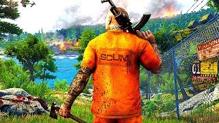 SCUM Gameplay 2018 Multiplayer Open World Survival Game [upl. by Benge]