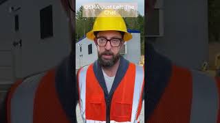 OSHA Just Left The Chat adamrose construction workers [upl. by Carolann]