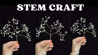 grape Stem craft♣️🤍indoor decorationwall hangingsDIY craftsyoutubeshorts shorts trending [upl. by Bonn]