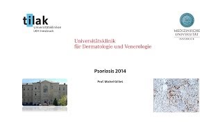 Psoriasis 2014  Prof Michel Gilliet [upl. by Mahan]