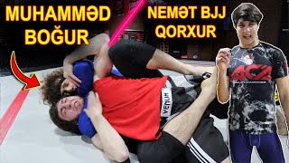 NEMƏT BJJ MUHAMMƏDDƏN QORXUB QAÇDI  TAM DÖYÜŞ [upl. by Rica]